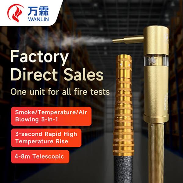 เครื่อง ตรวจ จับ ควัน แบบ มือ อาชีพ Wanlin ไฟ C