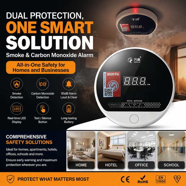 Wanlin China Factory Germany smoke and CO alarm Germany smoke and CO alarm by Wanlin Fire Equipment