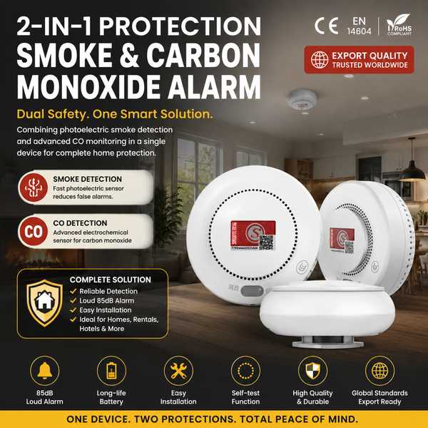 Wanlin China Factory Retail store smoke and CO detector retail store smoke and CO detector by Wanlin Fire Equipment