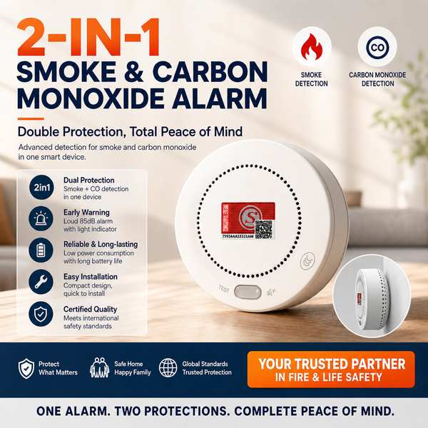 Wanlin China Factory Smoke and CO alarm compatible with Alexa smoke and CO alarm compatible with Alexa by Wanlin Fire Equipment