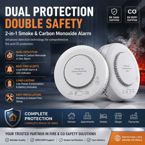 Wanlin China Factory Smoke and CO detector ready to ship smoke and CO detector ready to ship by Wanlin Fire Equipment